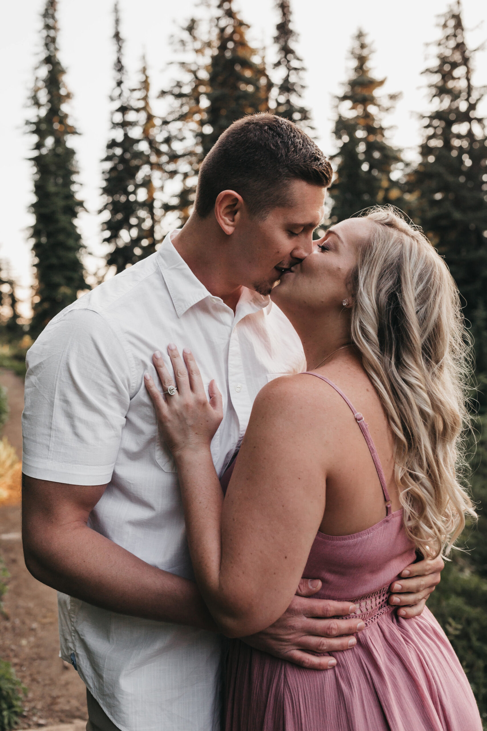 Mount Rainier Engagement Session from a Washington Wedding Photographer 