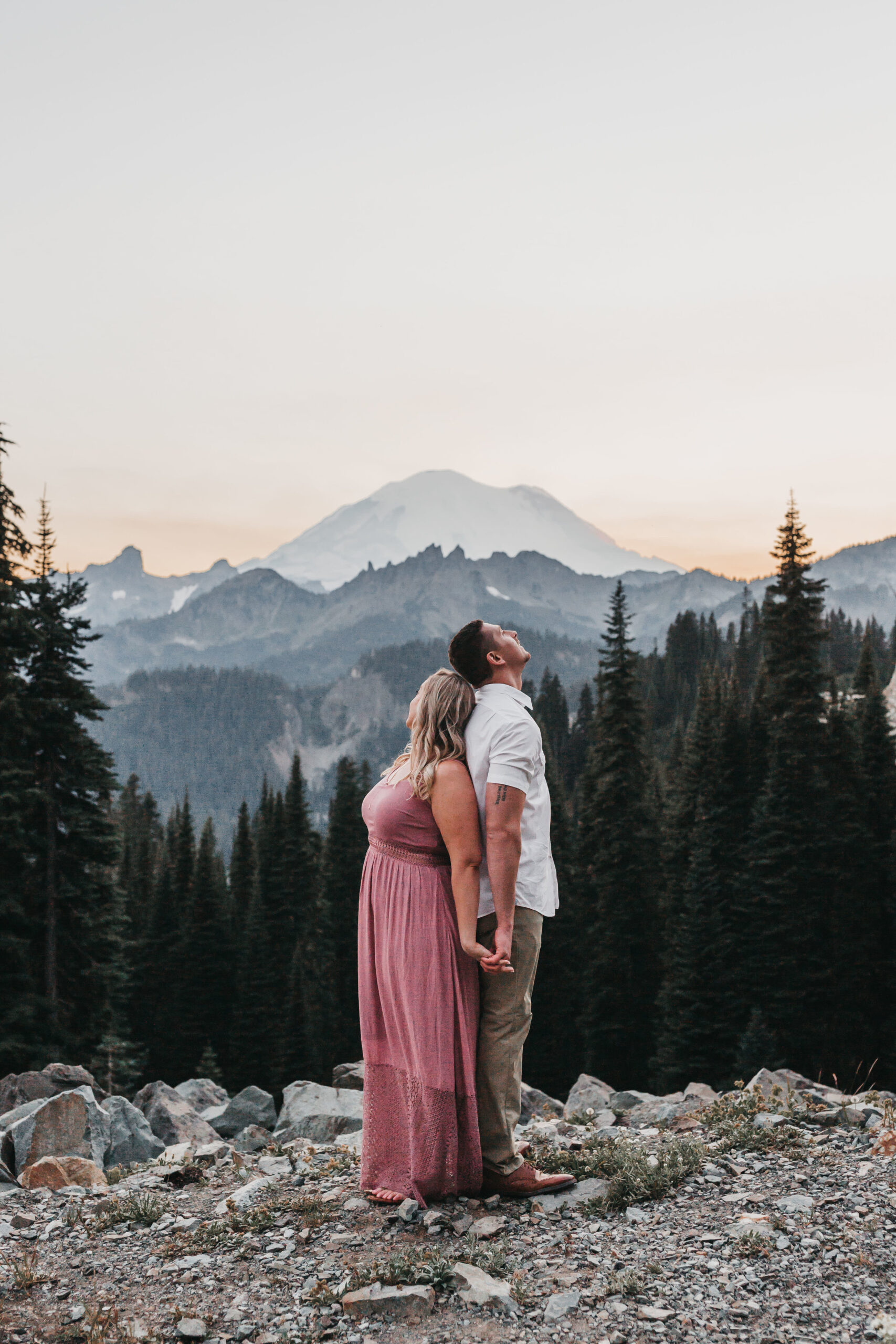Mount Rainier Engagement Session from a Washington Wedding Photographer 