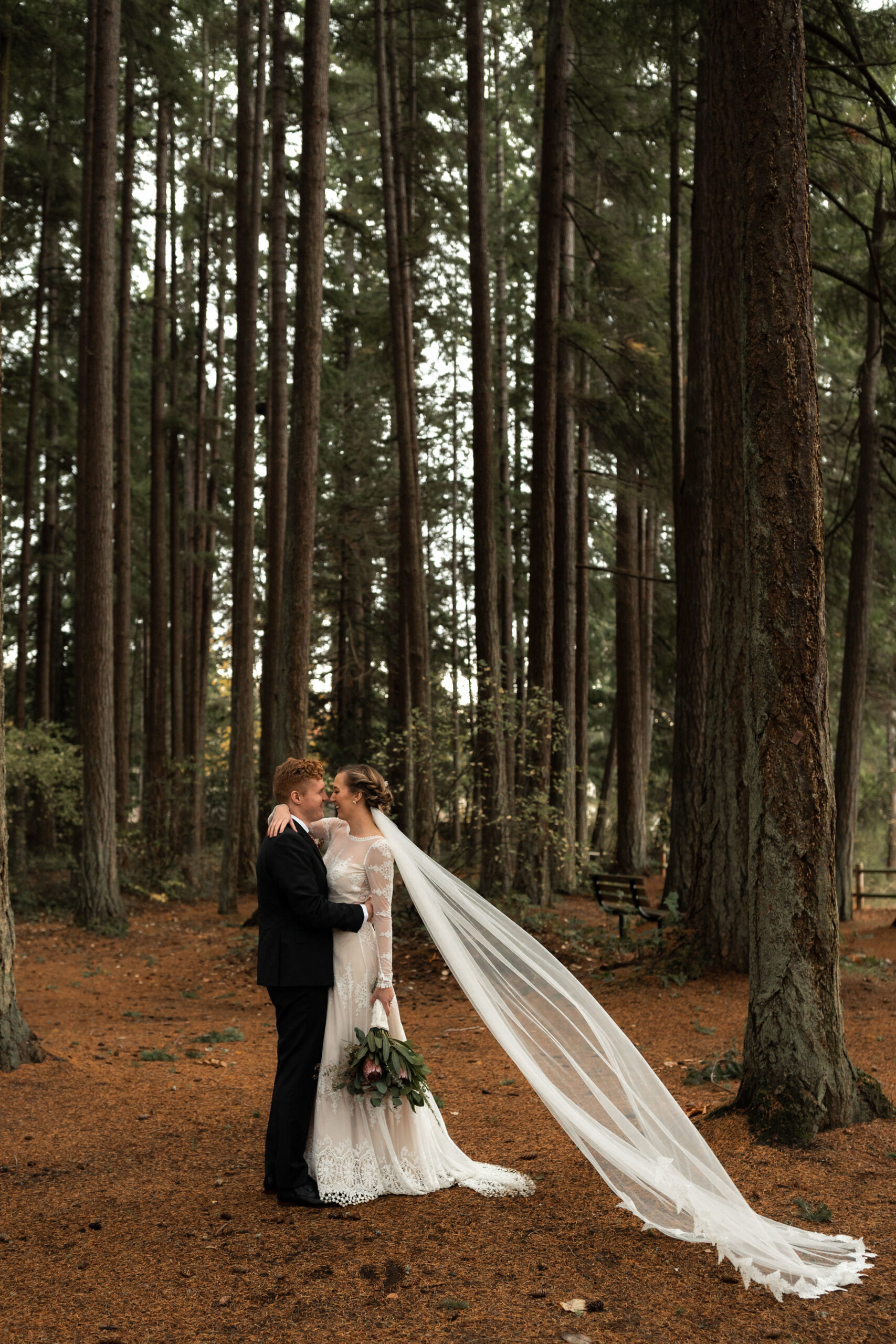 Olympic Peninsula Wedding. Between the Pine. Washington Wedding Photographer Seattle, WA 