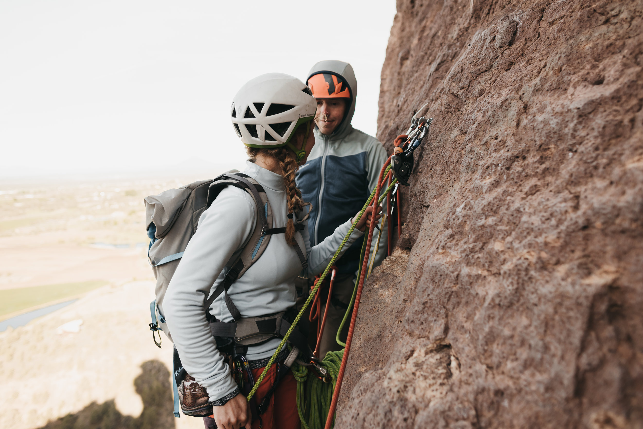 Smith Rock Rock Climbing Elopement | Between the Pine Adventure Elopement Photography 