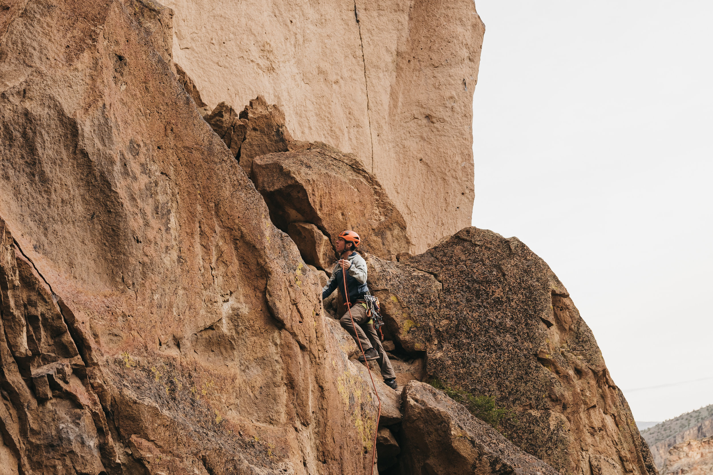 Smith Rock Rock Climbing Elopement | Between the Pine Adventure Elopement Photography 