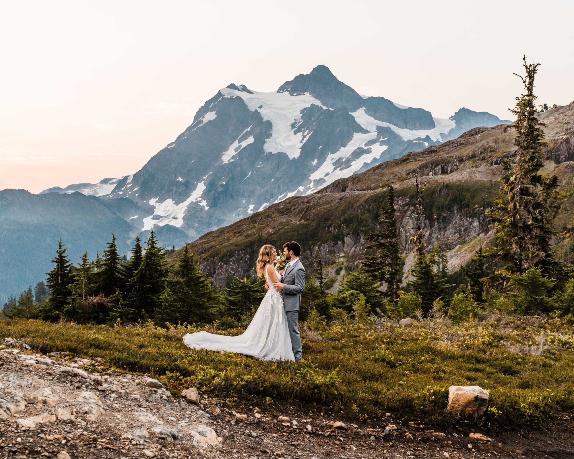 National Park Wedding Venue | Between the Pine Adventure Elopement Photography