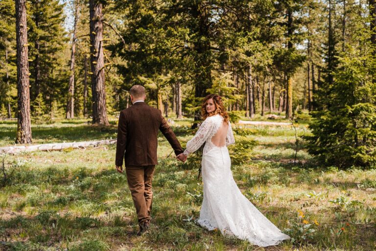 Washington State Adventure Wedding - Between the Pine